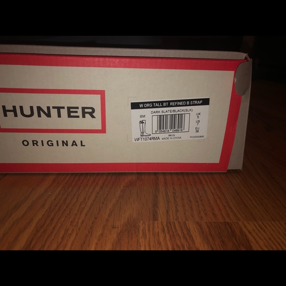 Hunter refined back strap boots